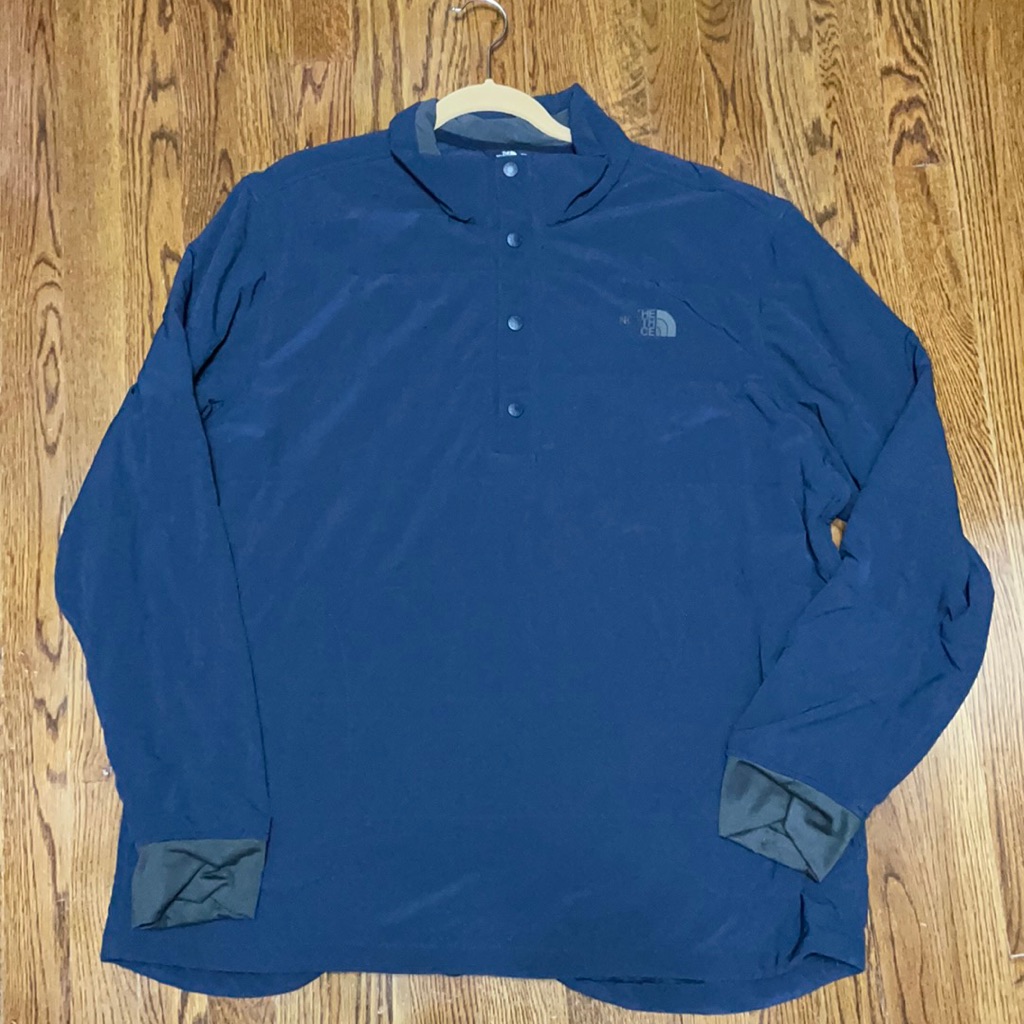 North Face Lightweight Quilted Four Button Jacket